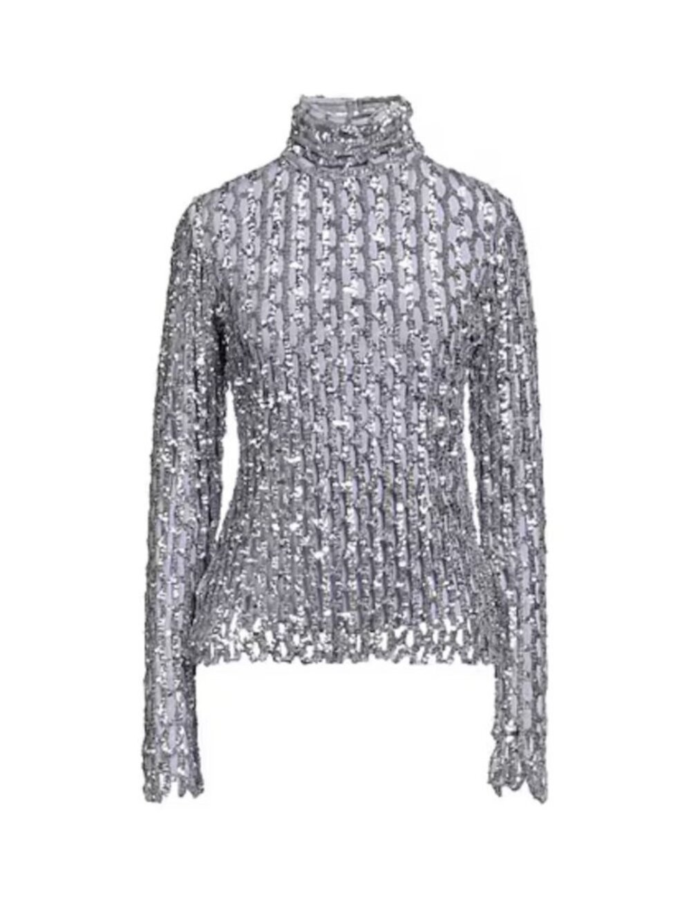 MSGM Sequined embroidered Top NWT - Size M